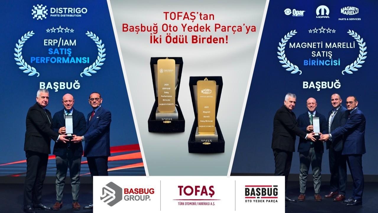 Başbuğ Oto Yedek Parça, TOFAŞ Bayi Toplantısı’nda İki Ödülün Sahibi Oldu